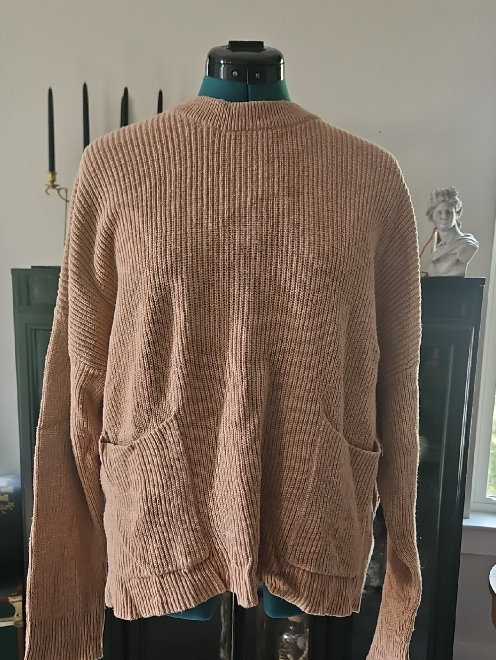 Madewell Knit Sweater in Soft Beige